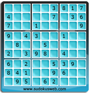 Sudoku von einfacher höhe