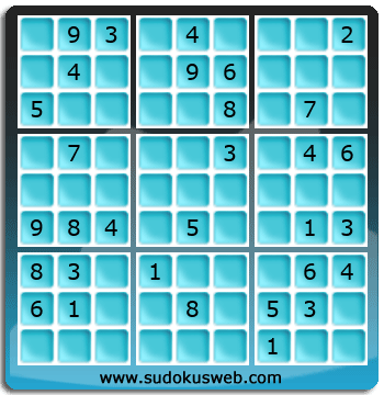 Sudoku von mittelmässiger höhe