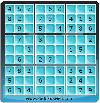 Sudoku de Niveau Très Facile