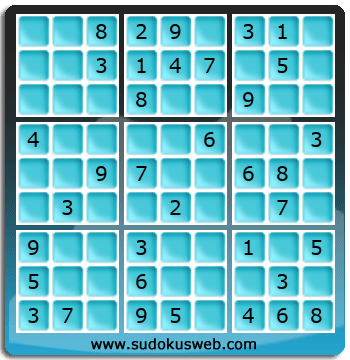 Sudoku von einfacher höhe