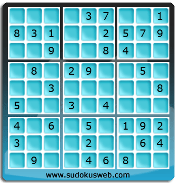 Sudoku von einfacher höhe