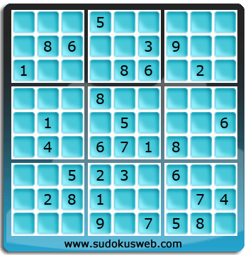 Sudoku von mittelmässiger höhe