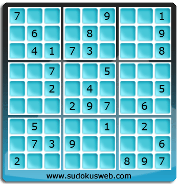 Sudoku von mittelmässiger höhe