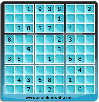 Sudoku von mittelmässiger höhe