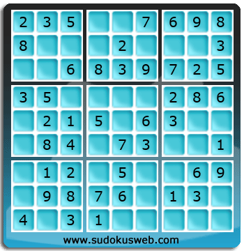 Sudoku de Nivel Muy Fácil Sudoku de Nivel Muy Fácil