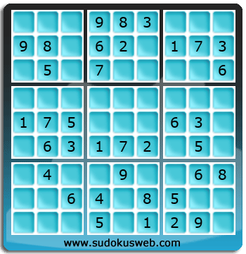 Sudoku von einfacher höhe