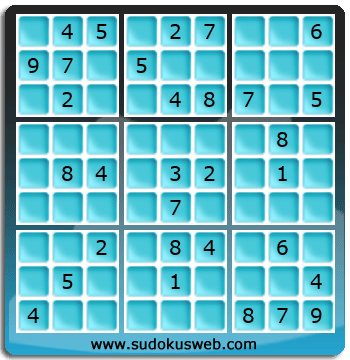 Sudoku von mittelmässiger höhe