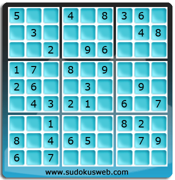 Nivel Facil de Sudoku