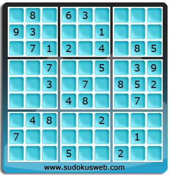 Sudoku von mittelmässiger höhe