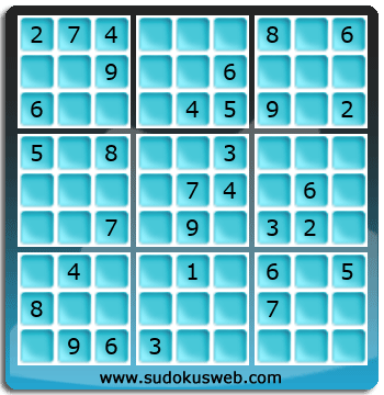 Sudoku von mittelmässiger höhe