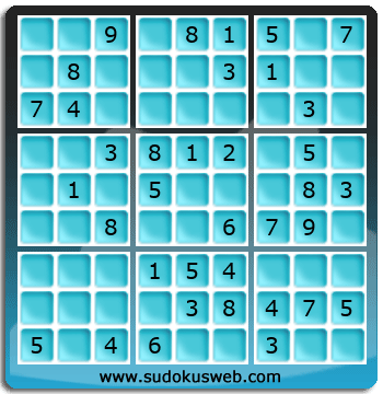 Nivel Facil de Sudoku