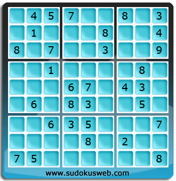 Sudoku von mittelmässiger höhe