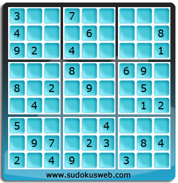 Sudoku von mittelmässiger höhe