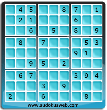 Sudoku von mittelmässiger höhe