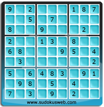Sudoku de Nivel Fácil Sudoku de Nivel Fácil