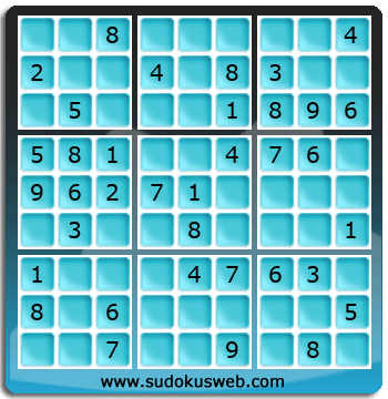 Sudoku von einfacher höhe