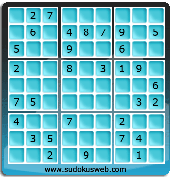 Sudoku von mittelmässiger höhe