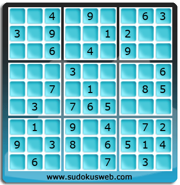 Sudoku von einfacher höhe