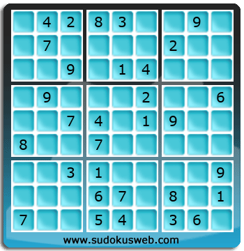 Sudoku von mittelmässiger höhe