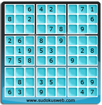 Sudoku de Nivel Fácil Sudoku de Nivel Fácil