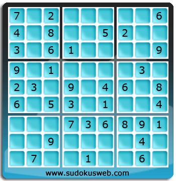 Sudoku de Nivel Fácil Sudoku de Nivel Fácil