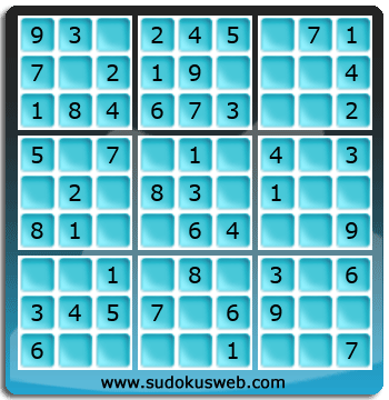 Nivel Muito Facil de Sudoku