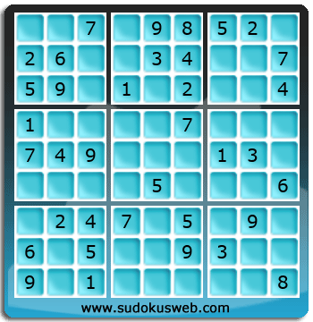 Sudoku de Nivel Fácil Sudoku de Nivel Fácil