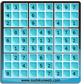 Nivel Muito Facil de Sudoku