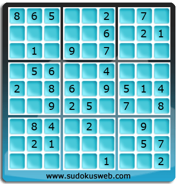 Sudoku de Nivel Fácil Sudoku de Nivel Fácil