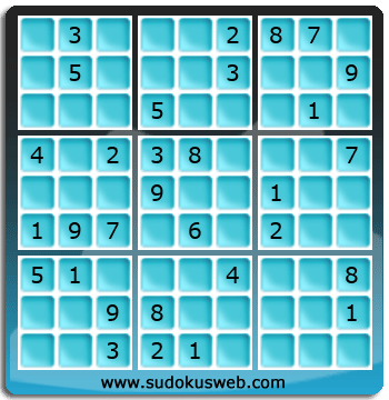 Sudoku von mittelmässiger höhe