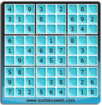 Sudoku de Nivel Muy Fácil Sudoku de Nivel Muy Fácil