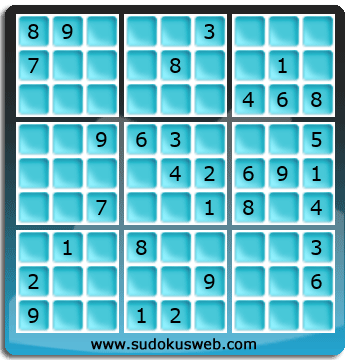 Sudoku von mittelmässiger höhe