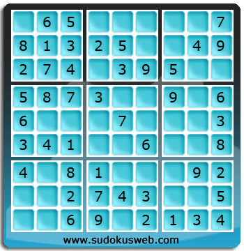 Sudoku de Nivel Muy Fácil Sudoku de Nivel Muy Fácil