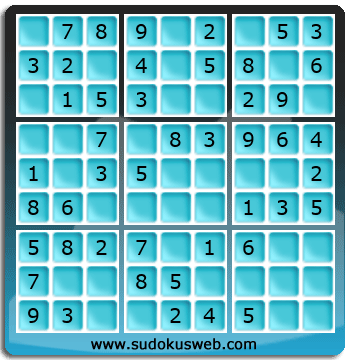 Sudoku de Nivel Muy Fácil Sudoku de Nivel Muy Fácil