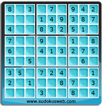 Sudoku de Nivel Muy Fácil Sudoku de Nivel Muy Fácil