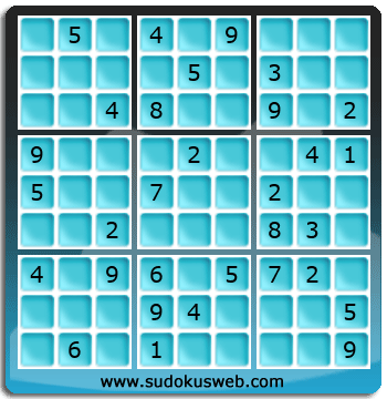 Sudoku von mittelmässiger höhe