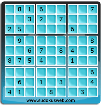 Sudoku von mittelmässiger höhe