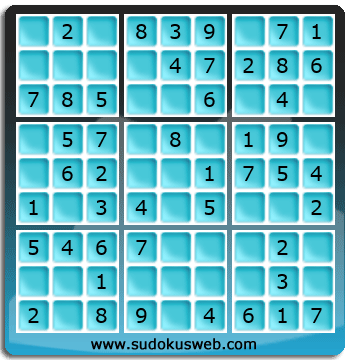 Sudoku de Nivel Muy Fácil Sudoku de Nivel Muy Fácil