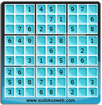 Sudoku de Nivel Muy Fácil Sudoku de Nivel Muy Fácil