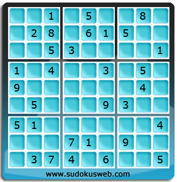 Sudoku von mittelmässiger höhe