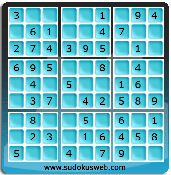 Nivel Muito Facil de Sudoku