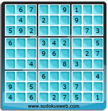 Sudoku von einfacher höhe