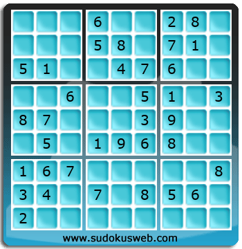 Sudoku von einfacher höhe