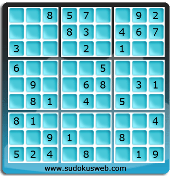 Sudoku von einfacher höhe