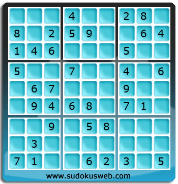 Sudoku von einfacher höhe