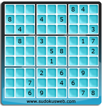 Sudoku von Fachmännischer höhe