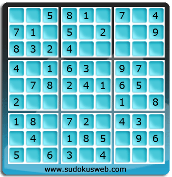 Nivel Muito Facil de Sudoku