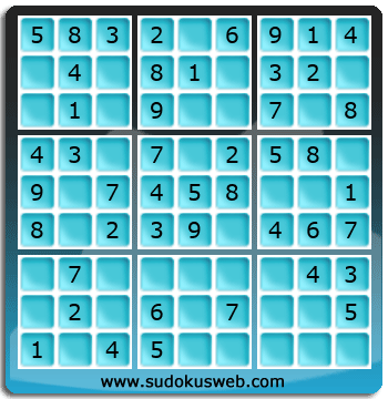 Nivel Muito Facil de Sudoku