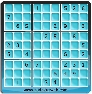 Sudoku von mittelmässiger höhe