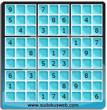 Sudoku von mittelmässiger höhe